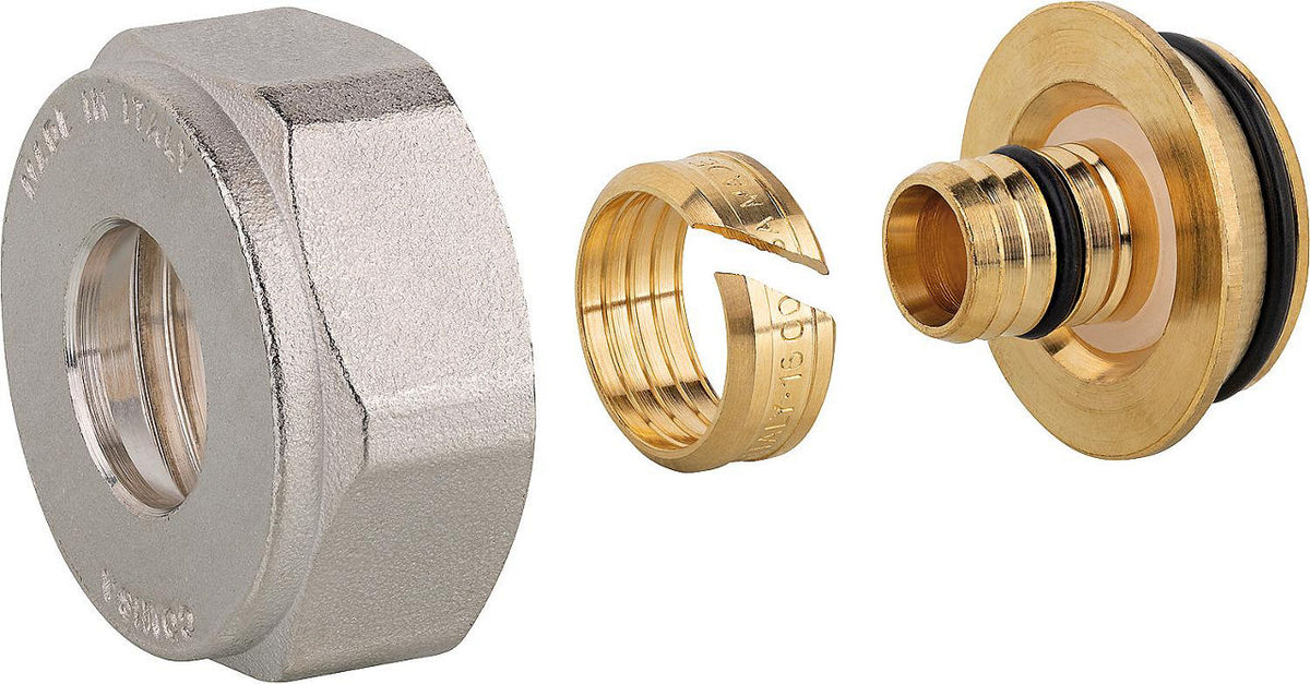 Raccord à compression eurocône DN 25 (1") à écrou pour tube multicouche