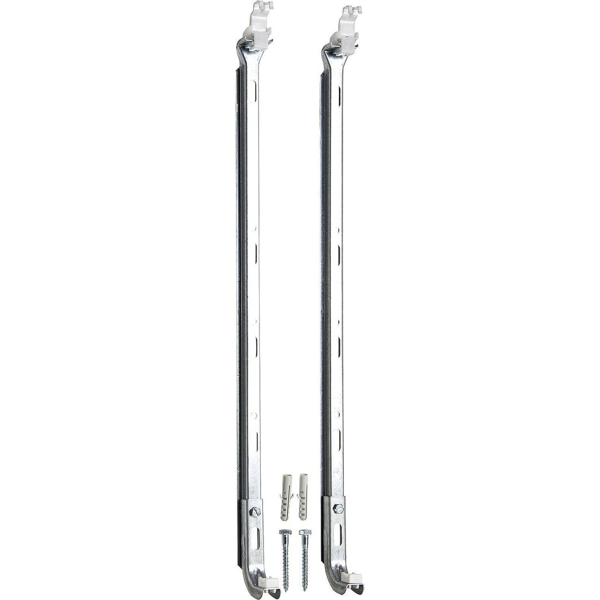 Console murale universelle combinée, 2 pièces, pour hauteur 300-600 mm, vis et chevilles incluses