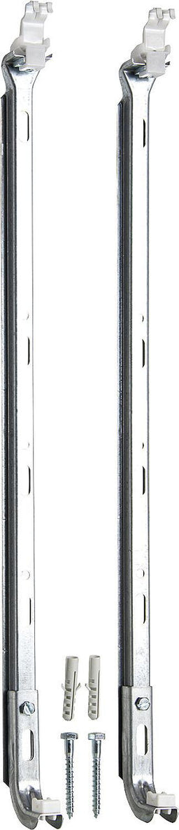 Console murale universelle combinée, 2 pièces, pour hauteur 300-600 mm, vis et chevilles incluses