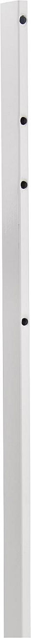 Tube pour console sur pied Standfix, blanc, 35 × 10 mm