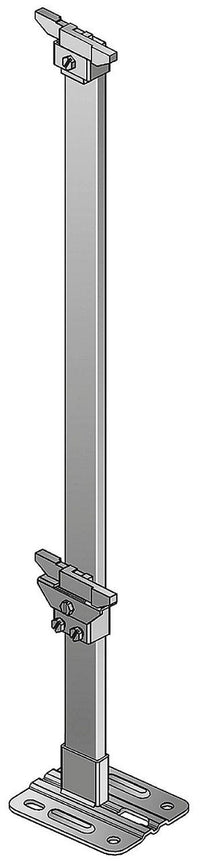 Tube pour console sur pied Standfix, blanc, 35 × 10 mm