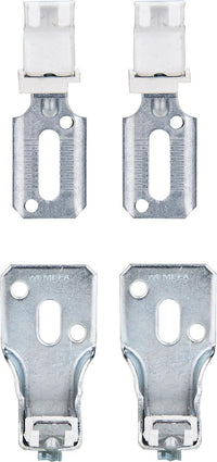 Fixation universelle pour radiateur compact et à plaque sans pattes de suspension