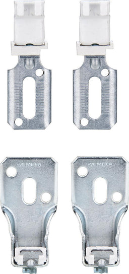 Fixation universelle pour radiateur compact et à plaque sans pattes de suspension