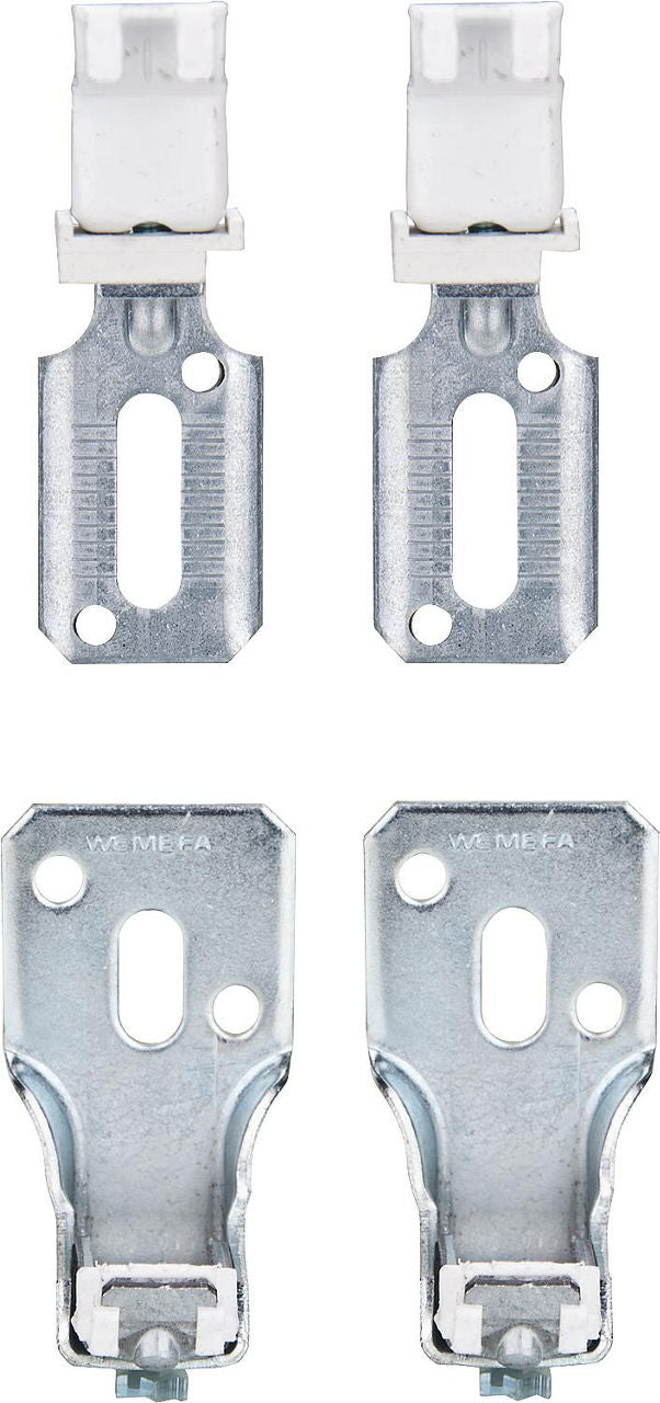 Fixation universelle pour radiateur compact et à plaque sans pattes de suspension