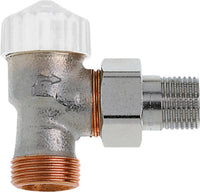 Corps de vanne thermostatique IMI Heimeier V-exact II DN 15 (1/2") × eurocône DN 20 (3/4") mâle, avec préréglage