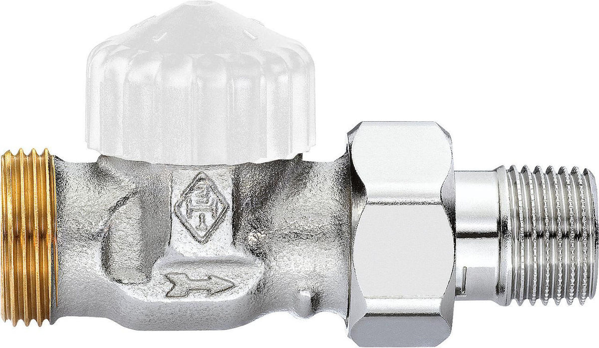 Corps de vanne thermostatique IMI Heimeier V-exact II DN 15 (1/2") × eurocône DN 20 (3/4") mâle, avec préréglage