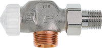 Corps de vanne thermostatique IMI Heimeier V-exact II DN 15 (1/2") × eurocône DN 20 (3/4") mâle, avec préréglage