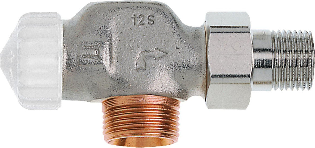 Corps de vanne thermostatique IMI Heimeier V-exact II DN 15 (1/2") × eurocône DN 20 (3/4") mâle, avec préréglage