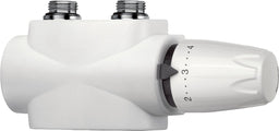 Bloc de vanne IMI Multilux 4-Set DX DN 20 (3/4") blanc RAL 9016, bitube