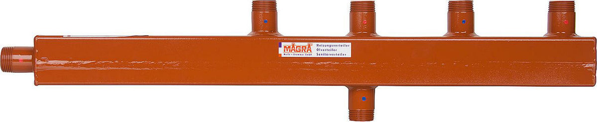 Collecteur-répartiteur combiné MAGRA HW plus type 60-12,5 avec découpleur hydraulique intégré – 70 kW, 3 m³/h