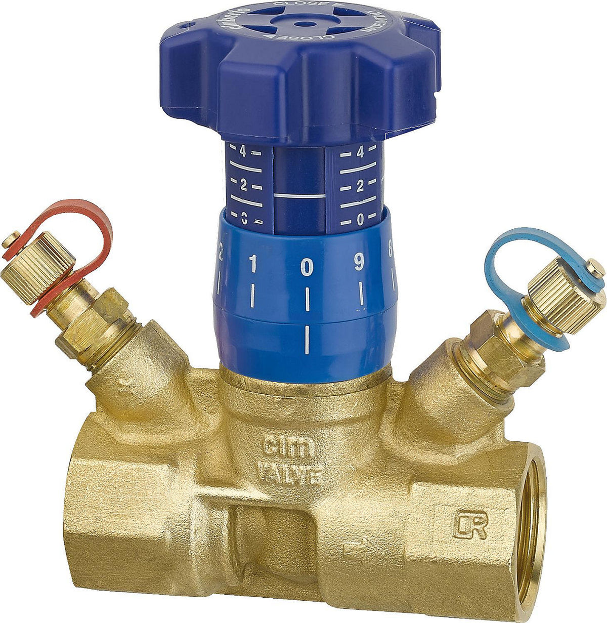 Vanne d'équilibrage Cimberio 787, bandeau de mesure variable