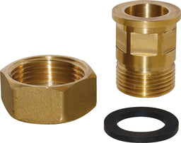 Raccord à visser Easyflow DN20(3/4") filetage mâle x DN25(1") écrou tournant, joint inclus