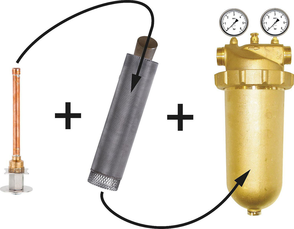 Filtre pour réseau de chauffage (sans tamis)