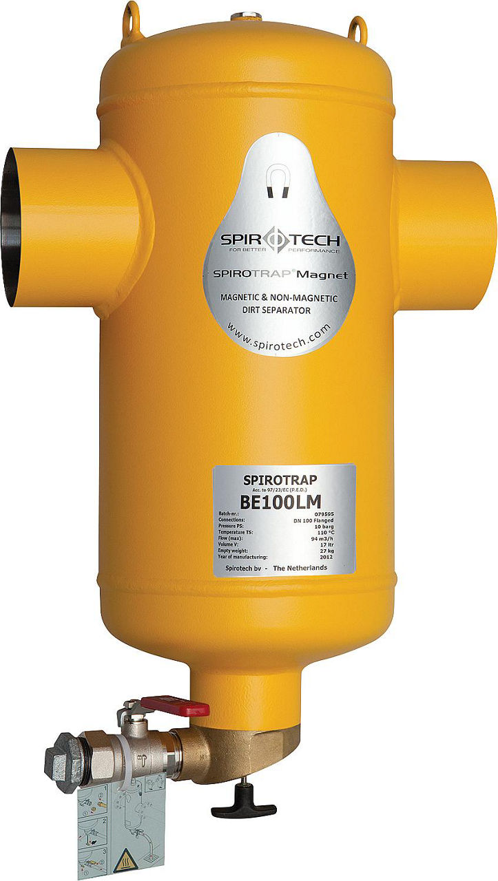 SpiroTrap désemboueur avec technologie de renforcement à champs magnétiques, version manchons à souder