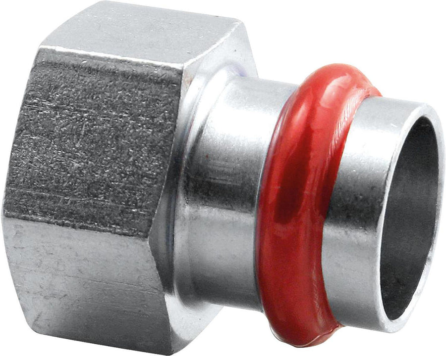 Manchon de transition à sertir acier contour V (filetage F)