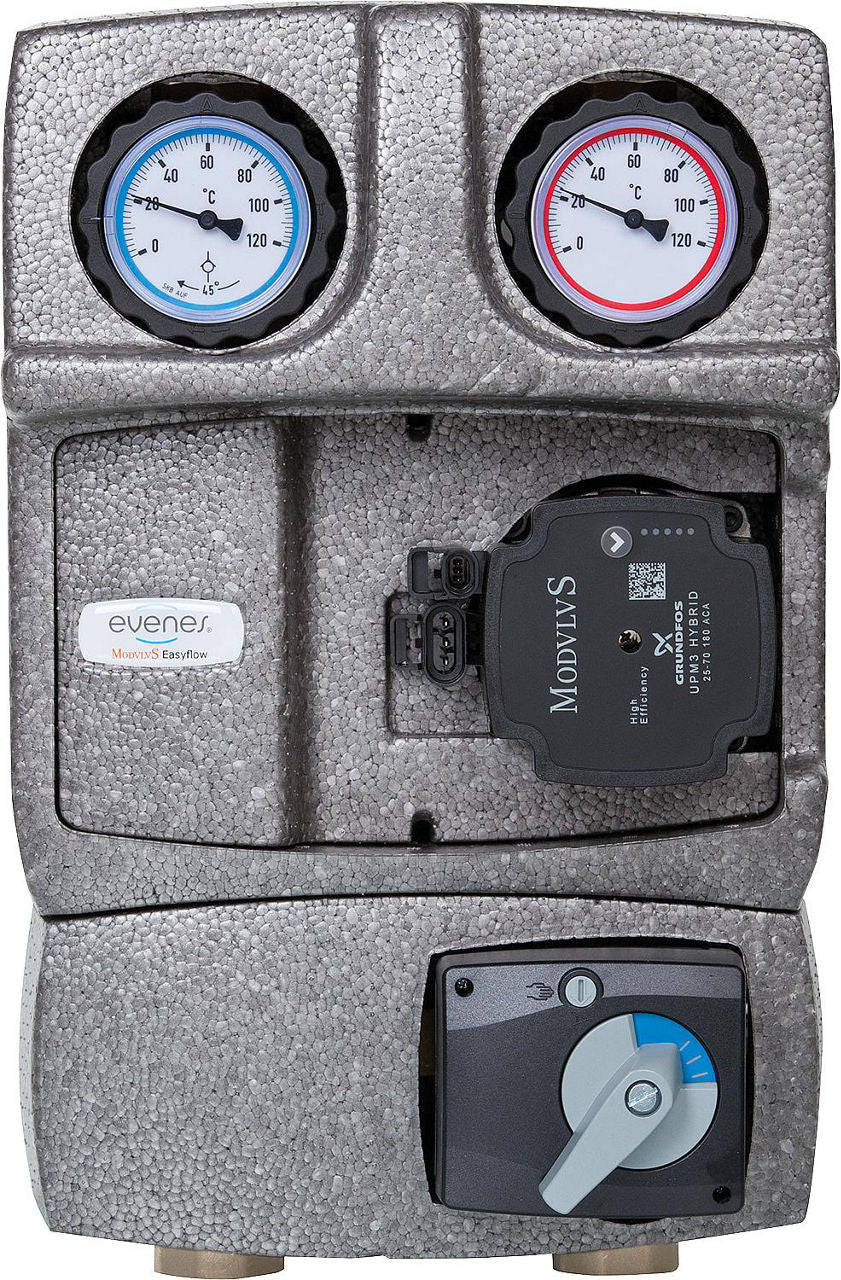 Module hydraulique Easyflow DN25 (1") avec vanne 3 voies et servomoteur
