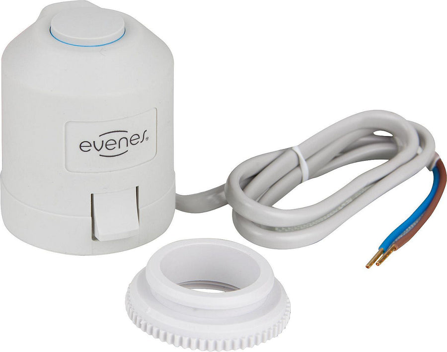 Servomoteur électrothermique Evenes type VM, avec adaptateur VA 80 M30×1,5