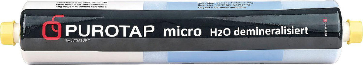 Cartouche interchangeable Purotap de déminéralisation avec indicateur de couleur