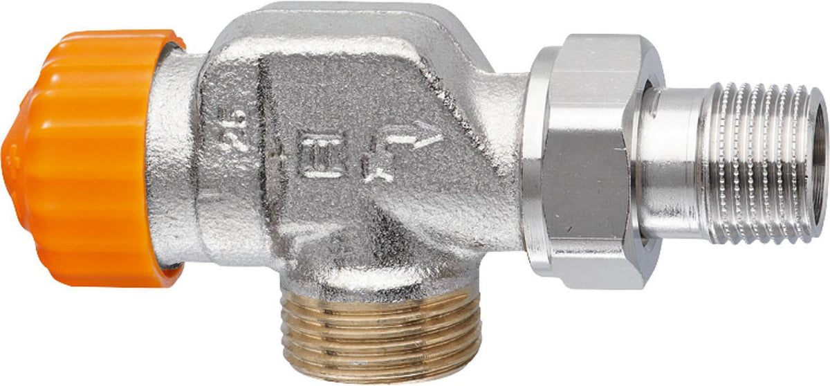 Corps de vanne thermostatique IMI Heimeier Eclipse DN 15 (1/2") × eurocône DN 20 (3/4") axial, mâle