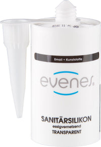 Silicone sanitaire EVENES transparent 80ml cartouche