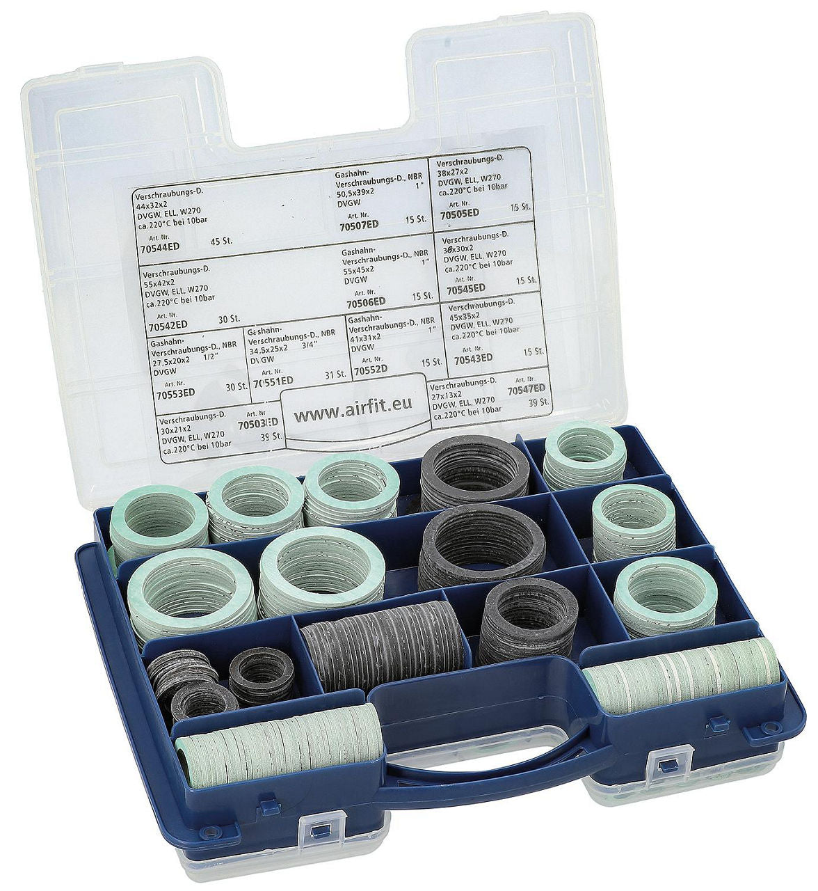 Mallette de joints pour gaz-eau-chauffage
