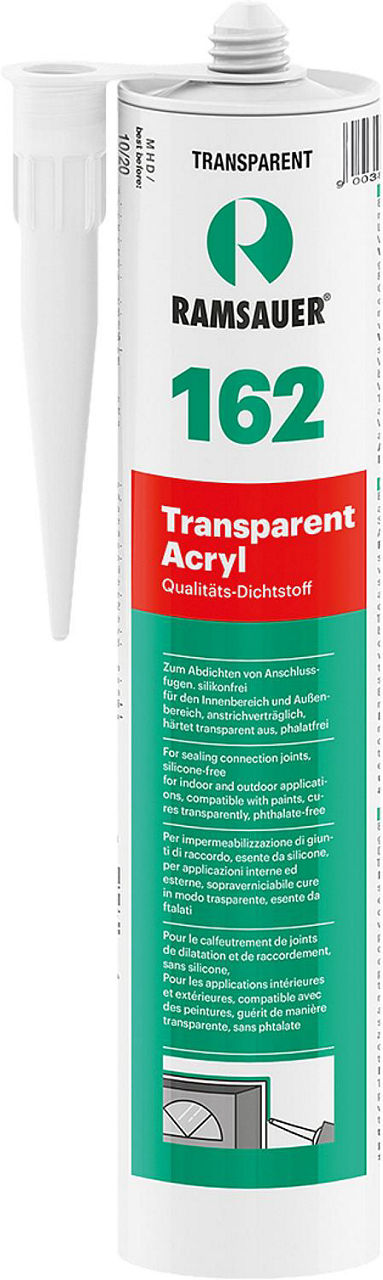Acryl 162 transparent masse d'étanchéité et de collage 1-K pour joints 310ml