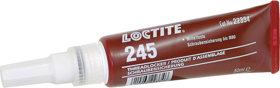 Bloqueur de vis de résistance moyenne (jusqu'à M80) LOCTITE 245, tube de 50ml