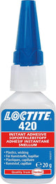 Colles instantanées pour plastiques LOCTITE 420 (capillaire) Flacon doseur de 20g