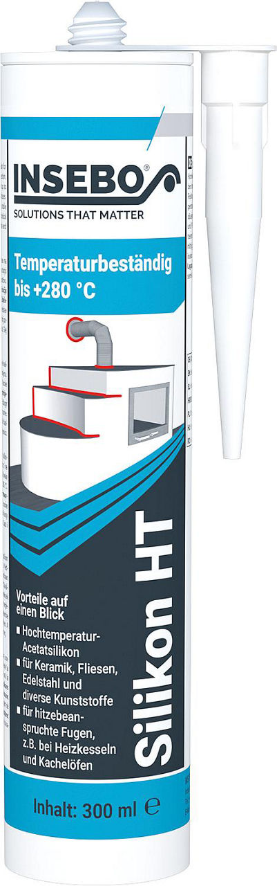 Silicone HT INSEBO résistant à la température jusqu'à 280°C 300ml cartouche