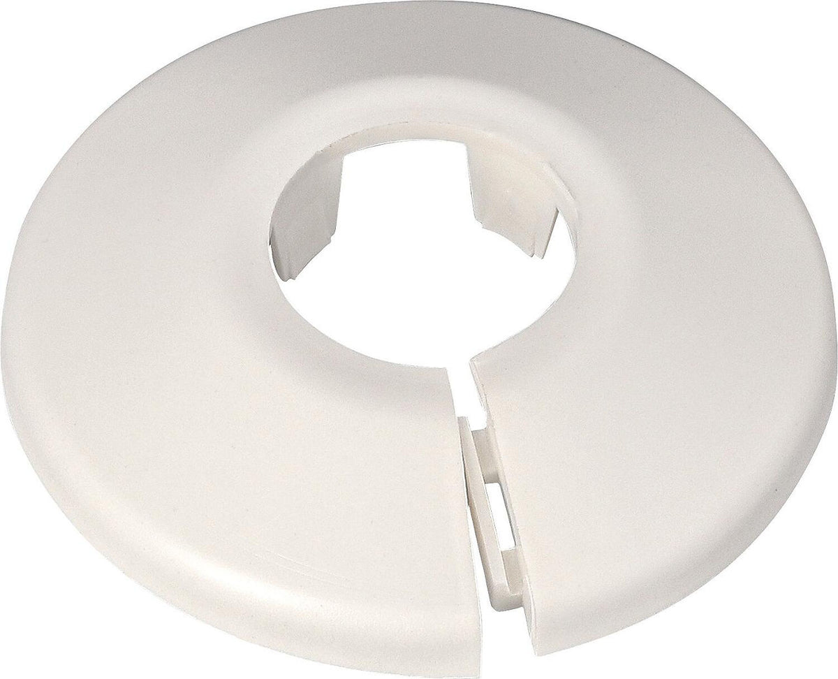 Rosace simple fendue de radiateur blanche