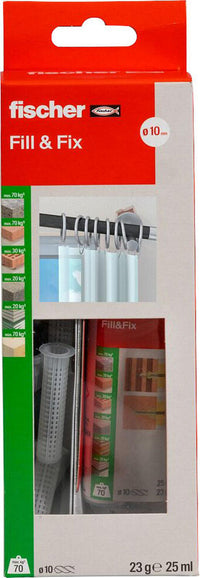 Cheville liquide fill & fix masse d'injection bicomposant 25ml