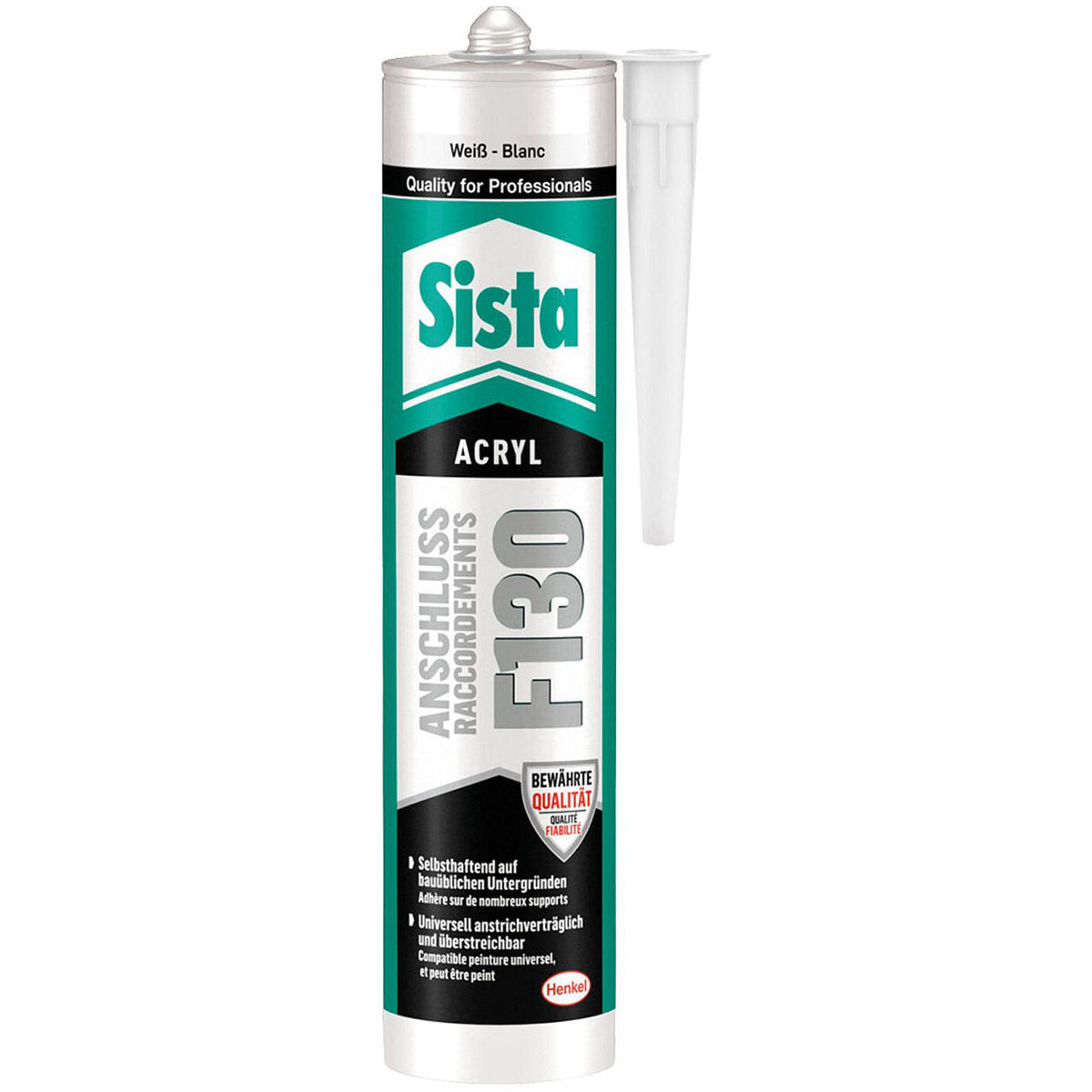 Acryl SISTA F130 Raccordement 300ml Cartouche