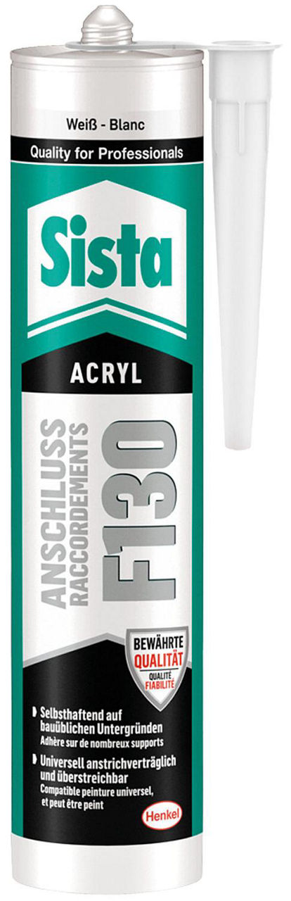 Acryl SISTA F130 Raccordement 300ml Cartouche