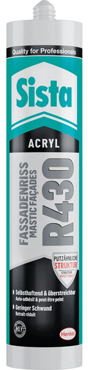 Acrylique pour façades SISTA R430 300ml cartouche