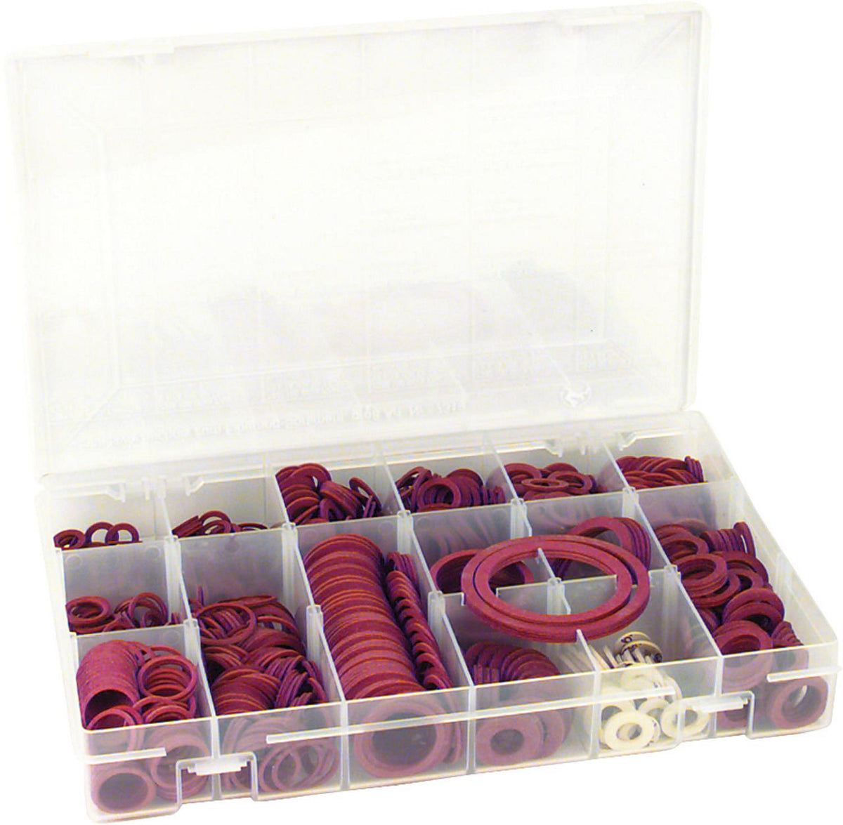Assortiment d'anneaux en fibre Contenu 1121 pièces