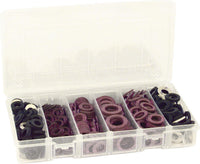 Assortiment de bagues en fibre - Contenu 550 pièces