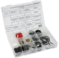 Assortiment de joints pour siphons plastique et métal Otto Haas, 125 pièces