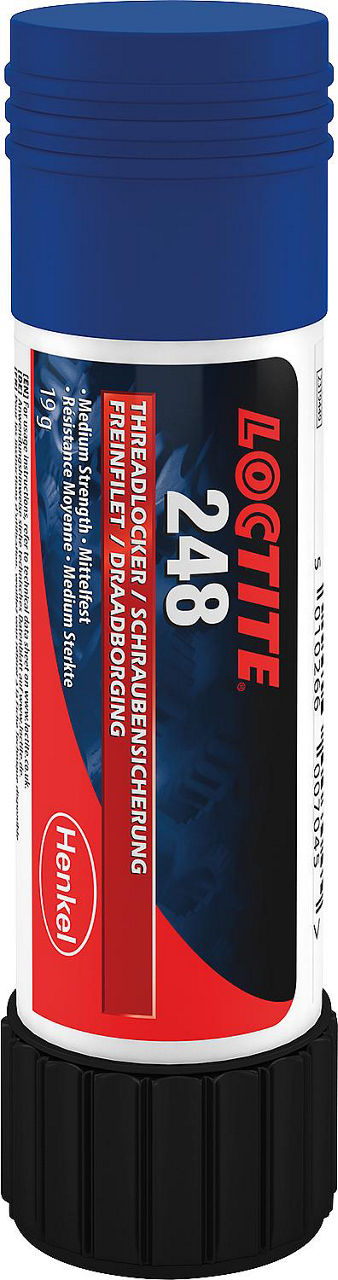Frein de vis de résistance moyenne LOCTITE 248, tige