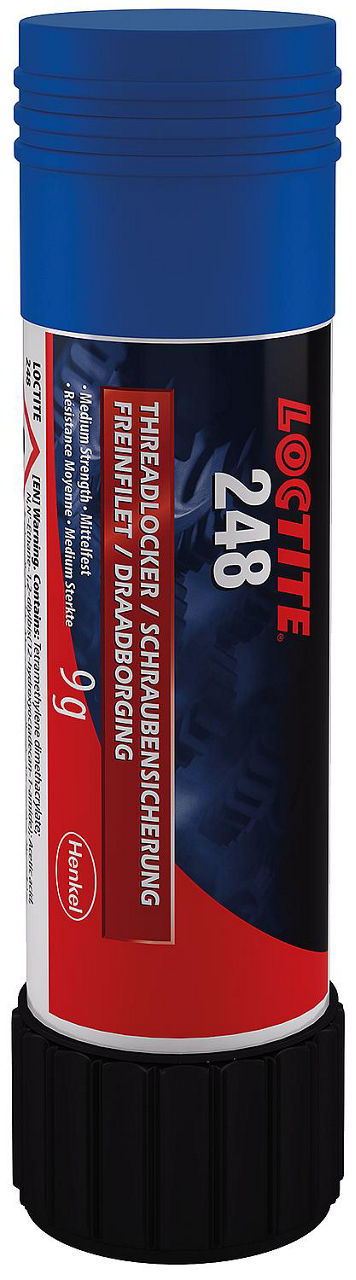 Frein de vis de résistance moyenne LOCTITE 248, tige