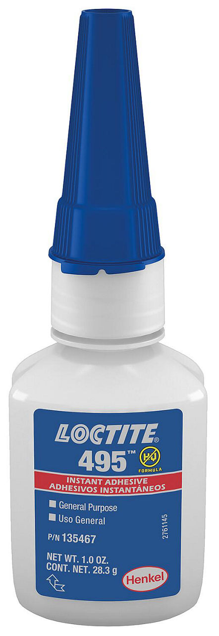 Adhésif instantané universel à faible viscosité LOCTITE 495, flacon doseur de 20 g