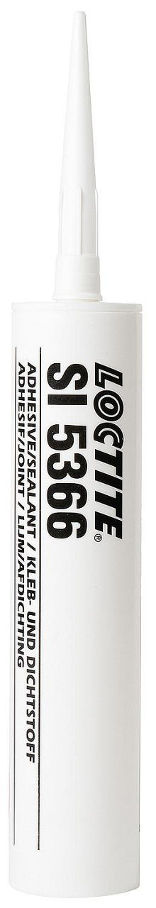 Colle et mastic industriel (silicone 1K acétoxy) LOCTITE SI 5366 transparent, cartouche 310ml