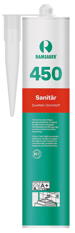 Silicone sanitaire RAMSAUER 450 MATT 310ml cartouche