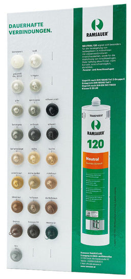 Nuancier RAMSAUER 120 Silicone neutre