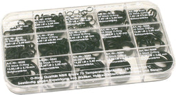 Assortiment de joints toriques, petit format 180x105x16mm contenu total 300 pièces