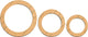 Joint pour raccords vissés spécial jaune avec support