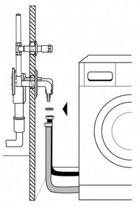 Joint caoutchouc pour raccord machine à laver