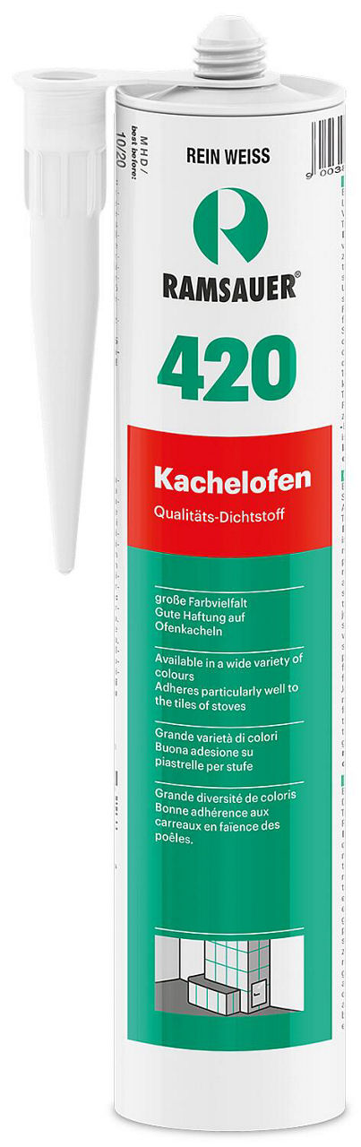 Kachelofen 420 Acryl mastic d'étanchéité pour joints résistant à la température 310ml cartouche