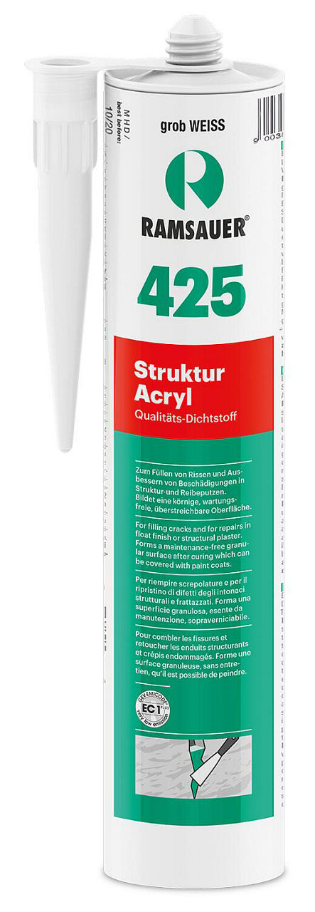 Acryl structuré gros grain RAMSAUER 425, cartouche 310ml