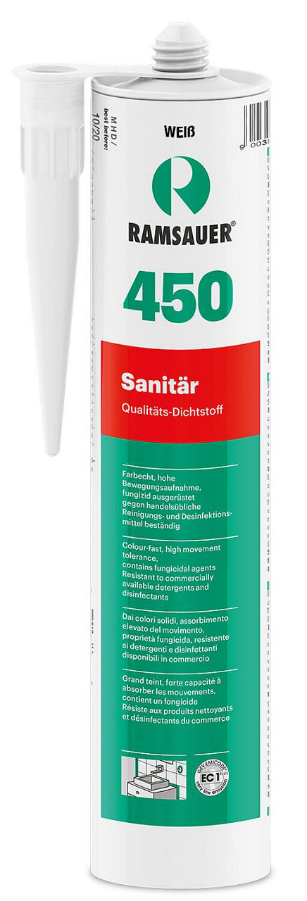Silicone sanitaire RAMSAUER 450 310ml cartouche