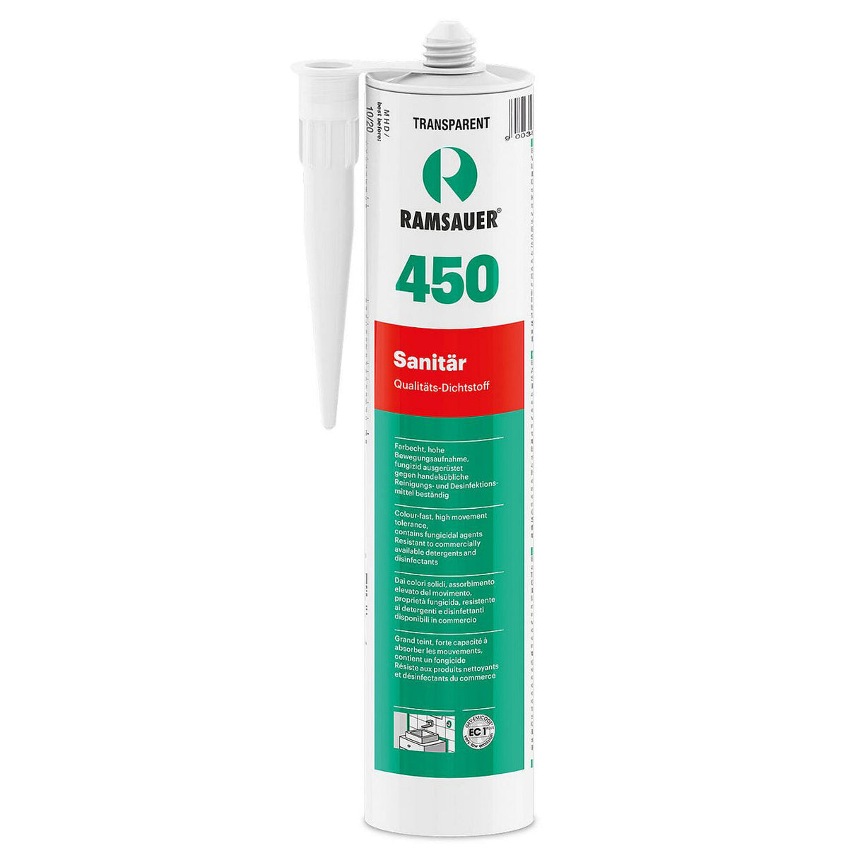 Silicone sanitaire RAMSAUER 450 310ml cartouche